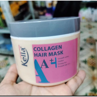 Hấp dầu kella collagen A+ 300ml phục hồi toc khô sơ rồi hư tổn
