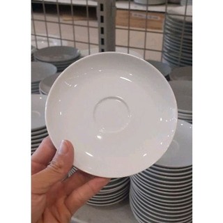 Dĩa lót tách minh long 12.5cm - trắng
