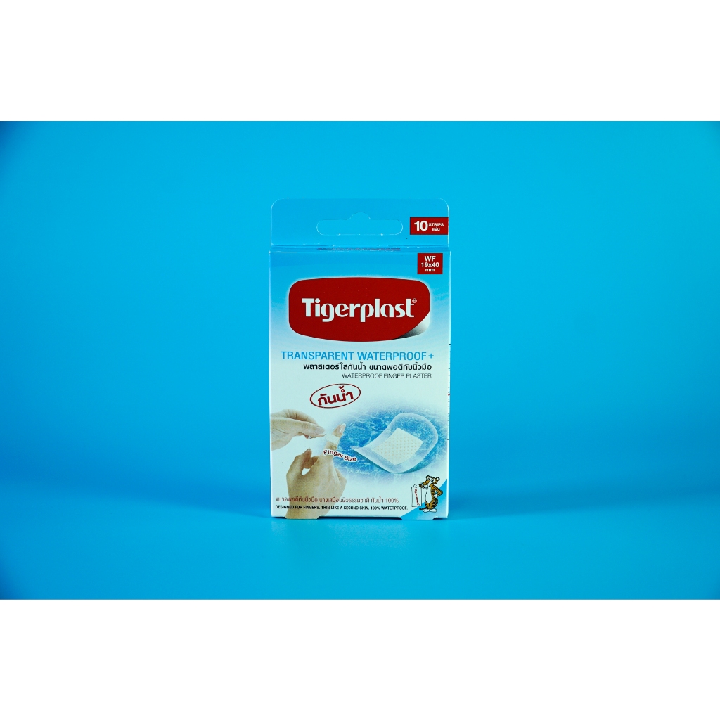 Băng gạc vết thương chống nước Tigerplast Waterproof siêu dính, trong suốt - Nhiều cỡ, tấm nhỏ