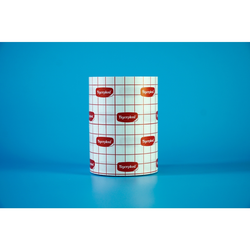 Cuộn băng keo y tế co giãn Tigerplast Carifix Stretch dán bông gạc - Tấm 10cm dài 10m