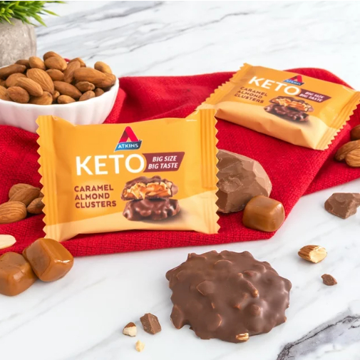 Bánh dinh dưỡng vị caramel hạnh nhân - Keto Atkins