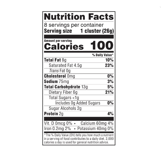 Bánh dinh dưỡng vị caramel hạnh nhân - Keto Atkins