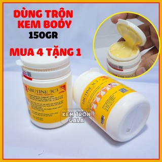   4 tặng 1  Kem kích trắng 3C3 hỗ trợ làm đẹp da body hộp 150gr 