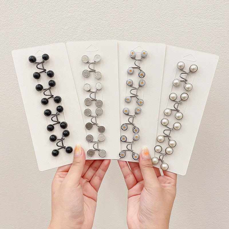 Bộ nút gài, khuy cài điều chỉnh lưng eo quần jean - short - chân váy TUTITOSA