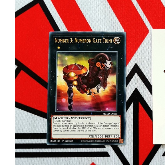 Thẻ Bài Mint90 Yugioh Monster Number 3: Numeron Gate Trini - MGED-EN085 - Rare