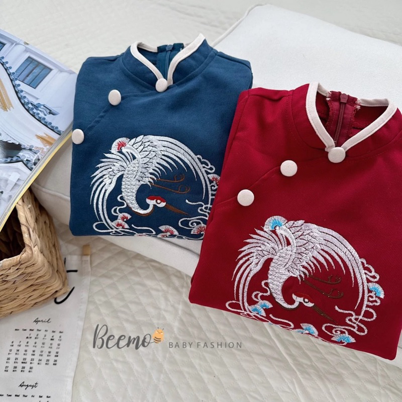 Áo dài đẹp xinh xắn cho bé trai 🍒FREESHIP🍒Áo dài tết