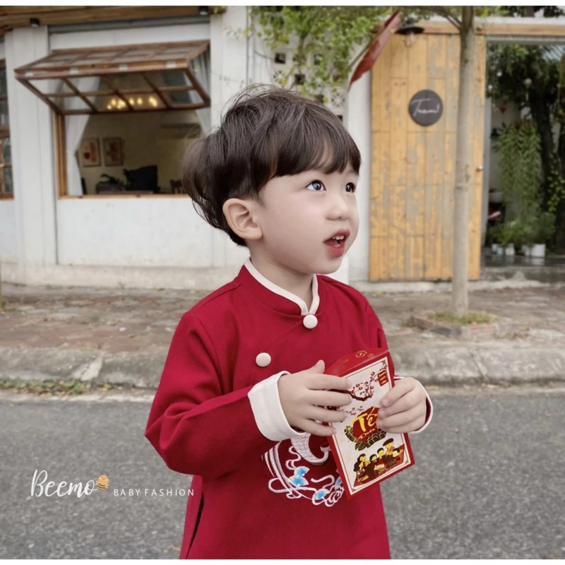 Áo dài đẹp xinh xắn cho bé trai 🍒FREESHIP🍒Áo dài tết