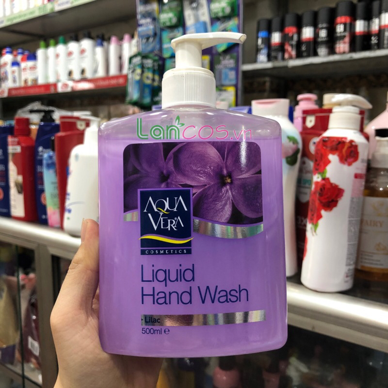 Nước Rửa Tay AQUAVERA Hương Lựu Đỏ 500ml