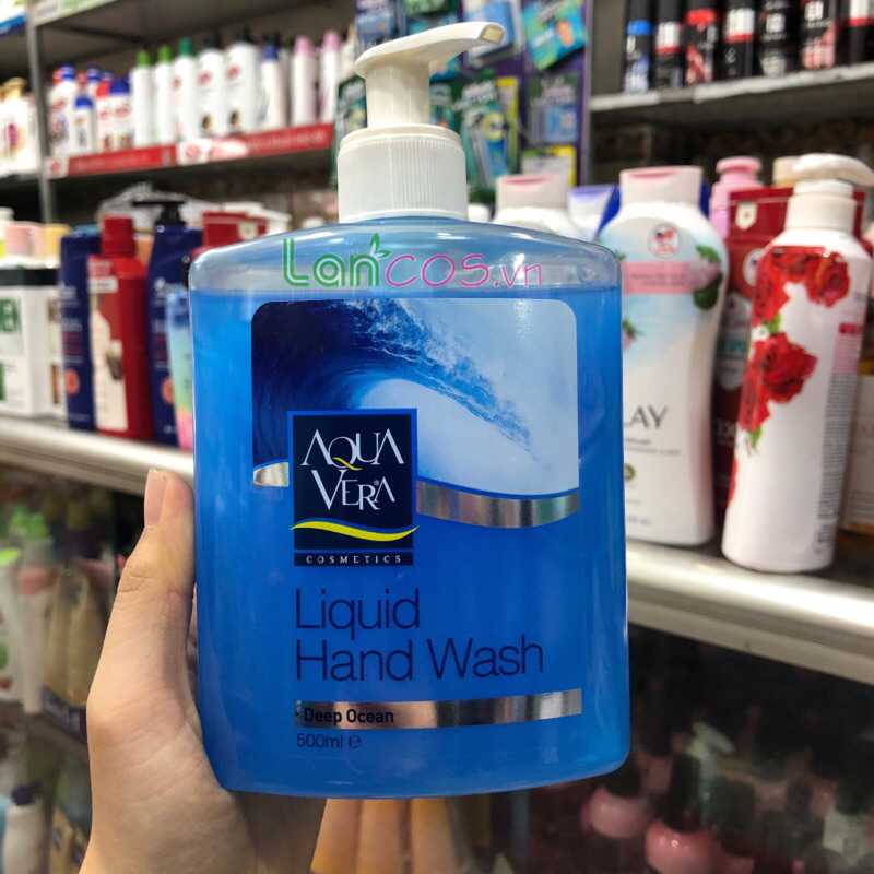 Nước Rửa Tay AQUAVERA Hương Lựu Đỏ 500ml