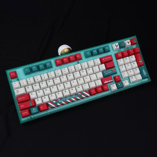Bộ nút bàn phím cơ Keycap Giáng Sinh Merry Christmas PBT Dyesub - Cherry Profile