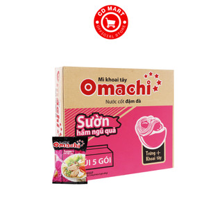  Thùng 30 gói mì ăn liền khoai tây Omachi vị sườn hầm ngũ quả 80G 