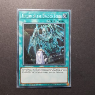 Lá thẻ bài Return of the Dragon Lords - LCKC-EN074 - Secret Rare 1st Edition
