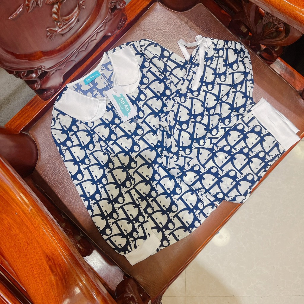 Đồ Bộ Bé Gái Mặc Nhà dài tay cao cấp Pijama Lụa Cao Cấp Cho Bé