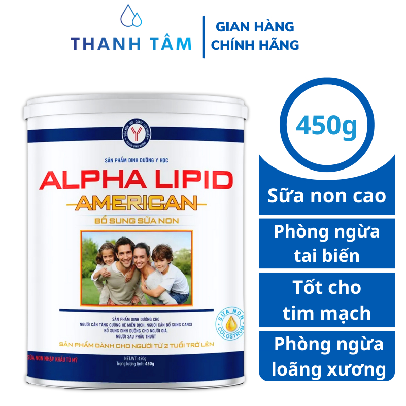 Sữa Alpha Lipid America 450gr CHÍNH HÃNG