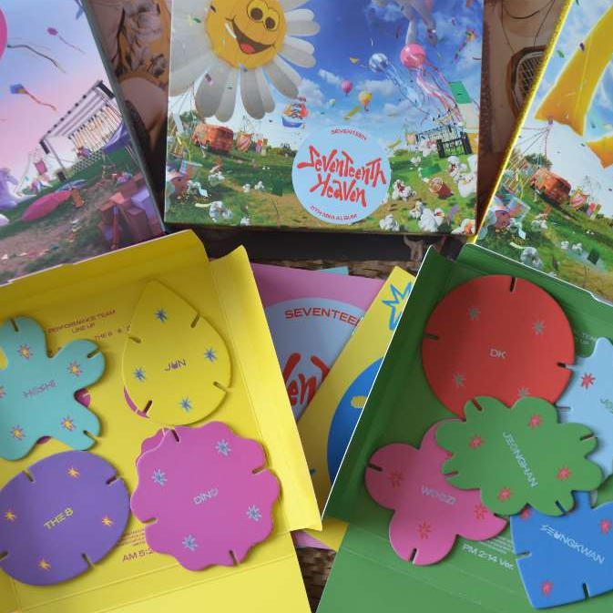 Merch lẻ nhóm nhạc Kpop hàng chính hãng - Poster Postcard Seventeen, GOT7