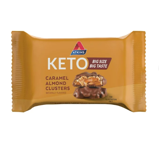 Bánh dinh dưỡng vị caramel hạnh nhân - Keto Atkins