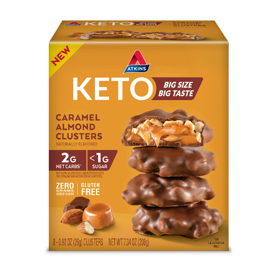 Bánh dinh dưỡng vị caramel hạnh nhân - Keto Atkins
