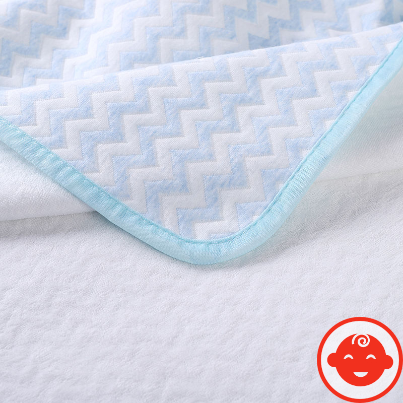 Tấm lót chống thấm 4 lớp LƯỢN SÓNG CAO CẤP dành cho bé sơ sinh mềm mại siêu thấm 70x50cm L06