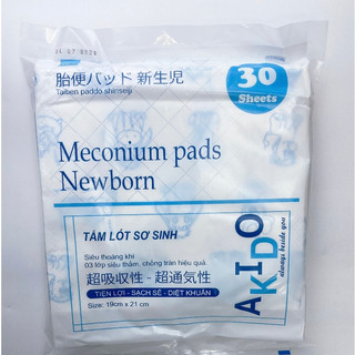 Tấm Lót Phân Su, Tấm Lót Chống Thấm Cho Bé Sơ Sinh Dùng 1 Lần Tiện Lợi( 30 cái )