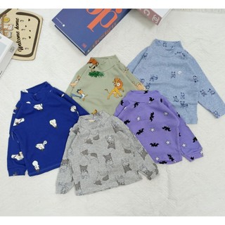 Áo cotton thu đông co giãn 4 chiều cho bé trai,bé gái