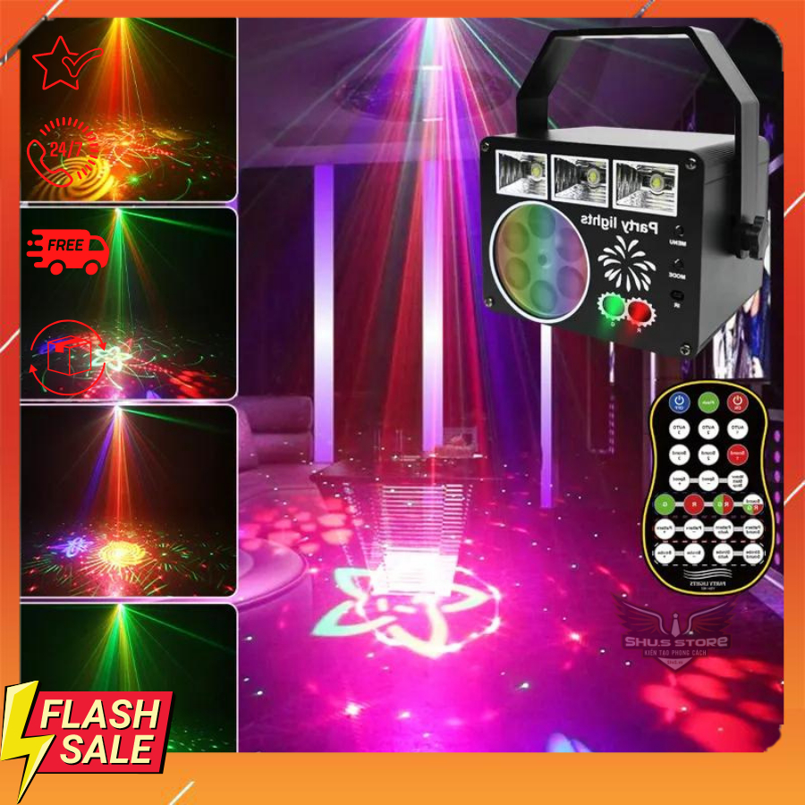 Đèn Laser Mini Với LED Siêu Sáng 48 Hoa Văn Cho Sân Khấu Bar, Karaoke, Vũ Trường