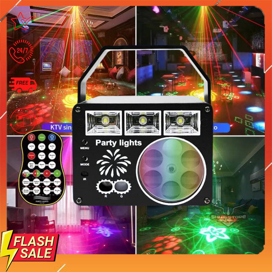 Đèn Laser Mini Với LED Siêu Sáng 48 Hoa Văn Cho Sân Khấu Bar, Karaoke, Vũ Trường