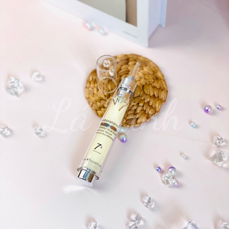 Serum xoá nếp nhăn No7 Laboratories Line Correcting Booster Serum 15ml căng mọng như tiêmm filler