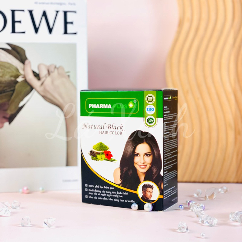 NHUỘM TÓC ĐEN THẢO D ƯỢC TỪ THIÊN NHIÊN PHARMA PLUS BLACK HAIR COLOR