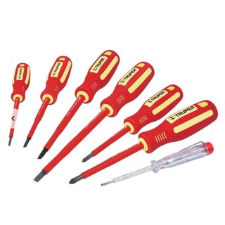 Bộ tua vít dẹp và bút thử điện 1000v dtj-7d truper 14196