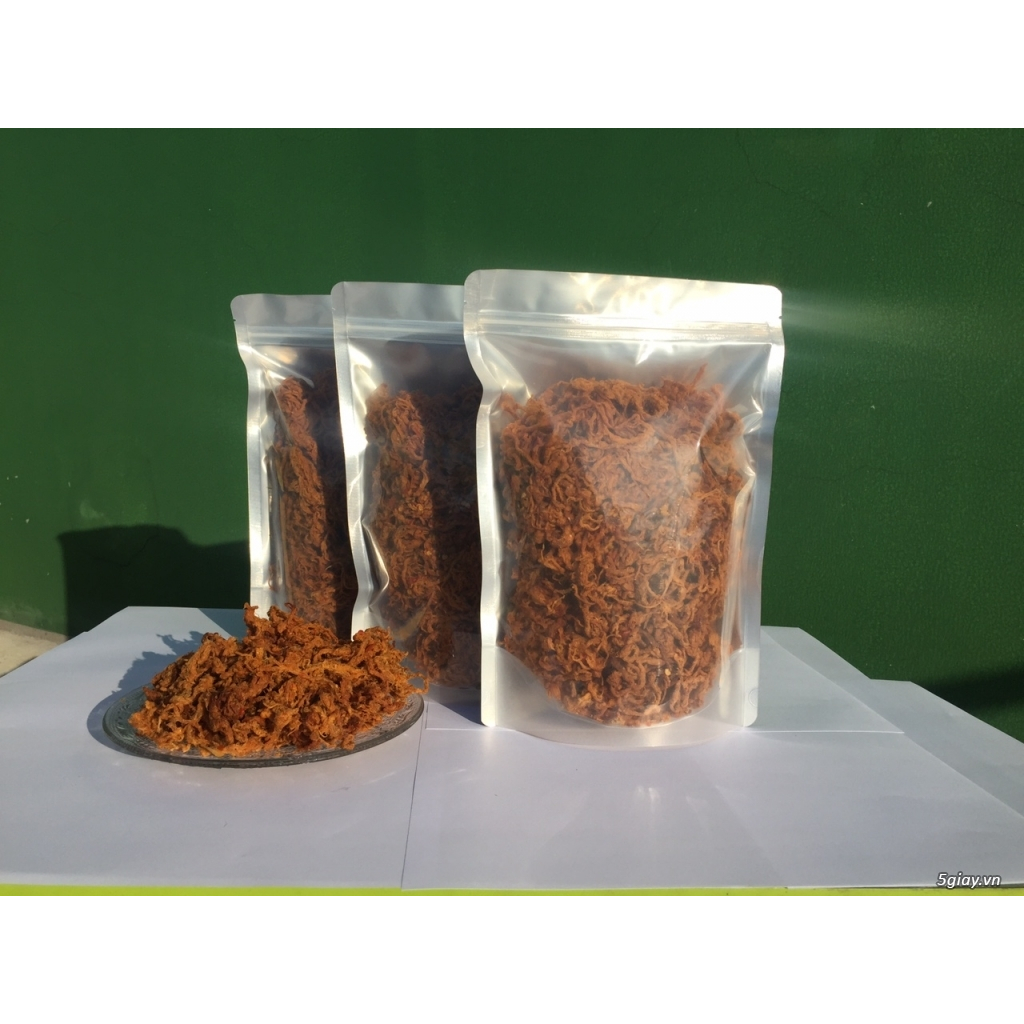 Gói thử khô bò sợi, khô bò que túi zip 50gr