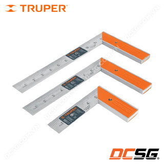 Thước eke mộc thân hợp kim nhôm và thép không rỉ truper | dcsg