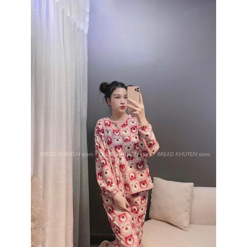 Set Bộ Nỉ Hình Dễ Thương Mặc Nhà