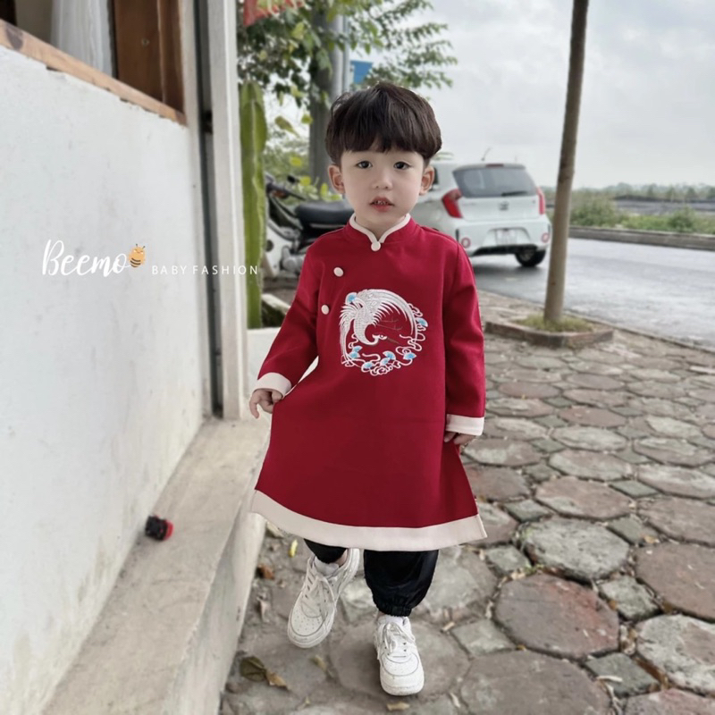 Áo dài đẹp xinh xắn cho bé trai 🍒FREESHIP🍒Áo dài tết
