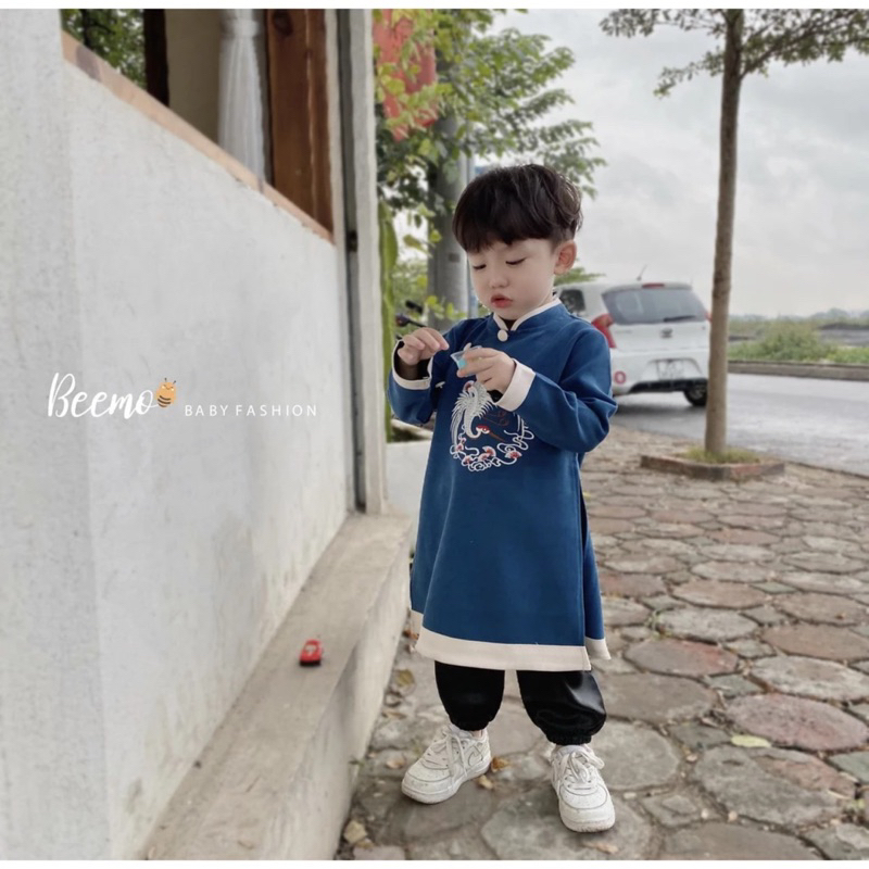 Áo dài đẹp xinh xắn cho bé trai 🍒FREESHIP🍒Áo dài tết