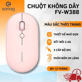 Chuột không dây vi tính máy tính laptop sanag forev fv-w388