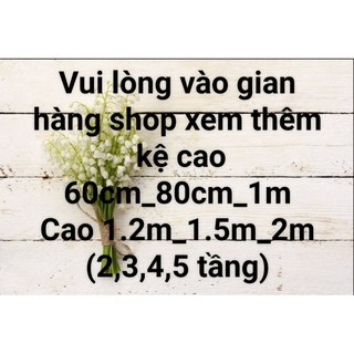 ⭐(RỘNG 30,40,50_ DÀI 60,80,1M,1.2M,1.5M)⭐(V3 X cao 80cm X 2 tầng) Kệ sắt mâm sắt v lỗ V3x3cm sơn tĩnh điện vê lỗ