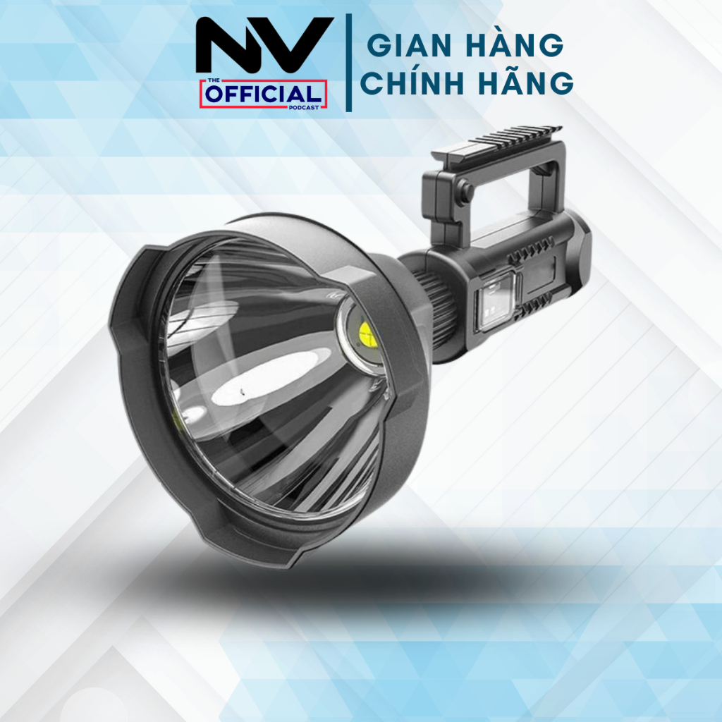 Đèn pin cầm tay siêu sáng chiếu xa 1000m chống thấm Pin Trâu , Chông Nước , 3 Chế Độ Bảo hành 6 tháng