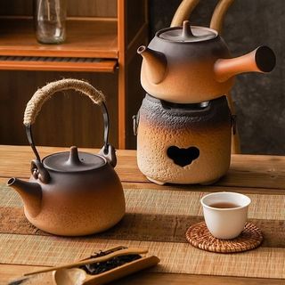 Bếp than gốm ngoài trời máy pha trà ấm đun nước ấm trà