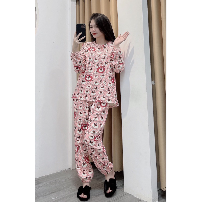 Set Bộ Nỉ Hình Dễ Thương Mặc Nhà