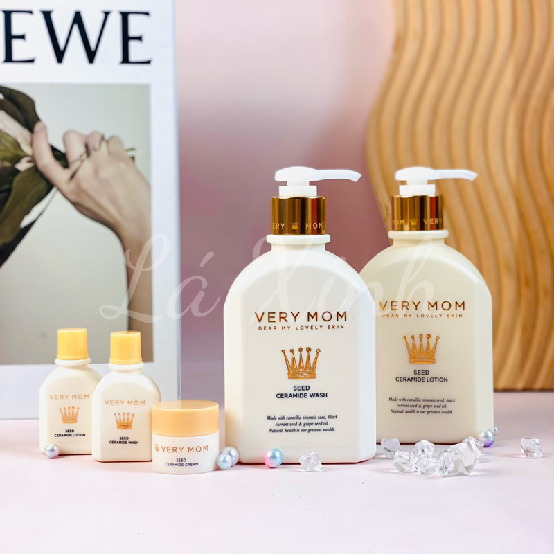 Set sữa tắm và dưỡng thể Very Mom 300ml hàng cao cấp siêu thơm, gốc 1tr8 date 12/25 không xịn trả hàng