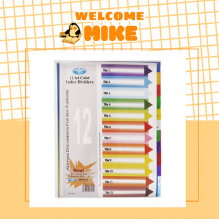 Chia file tài liệu nhựa 12 lá