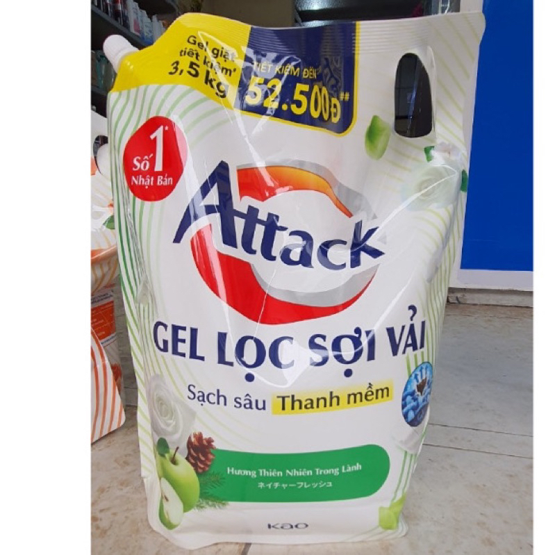 Gel Giặt Attack Túi 3.5Kg