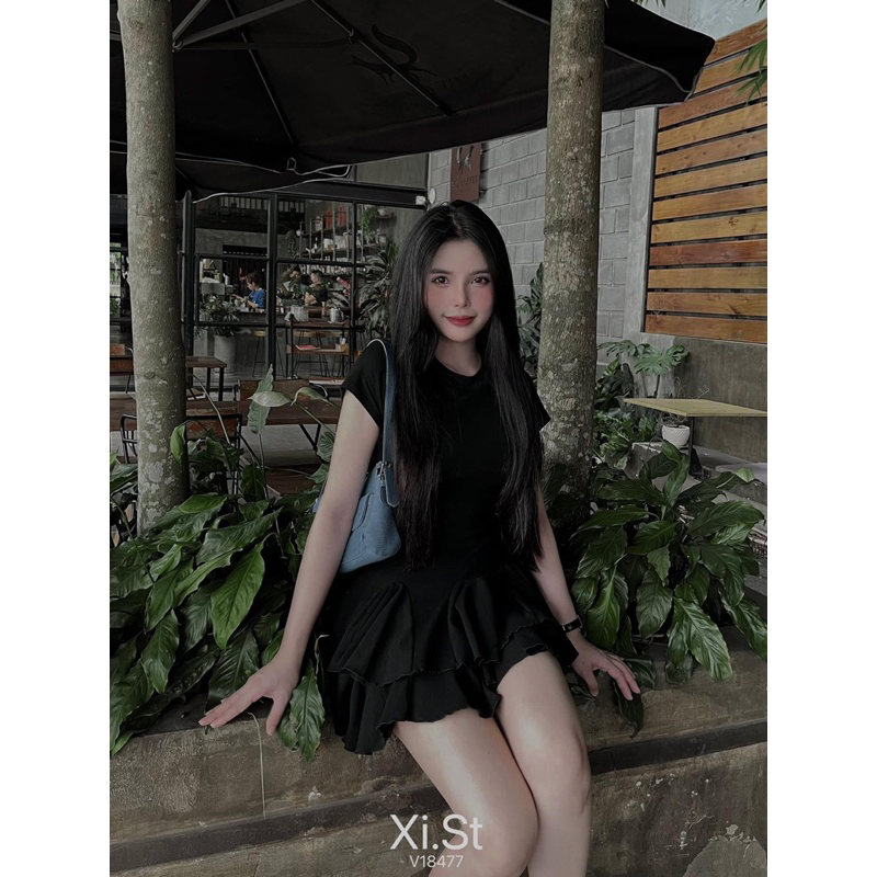 |Chang Tròn | 𝐂𝐡𝐚𝐧 𝐃𝐫𝐞𝐬𝐬 - Đầm Bèo Lai Form Ôm Chiết Eo Tôn Dáng Bigsize