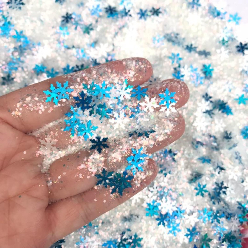 Sequin kim tuyến bông tuyết Noel giáng sinh