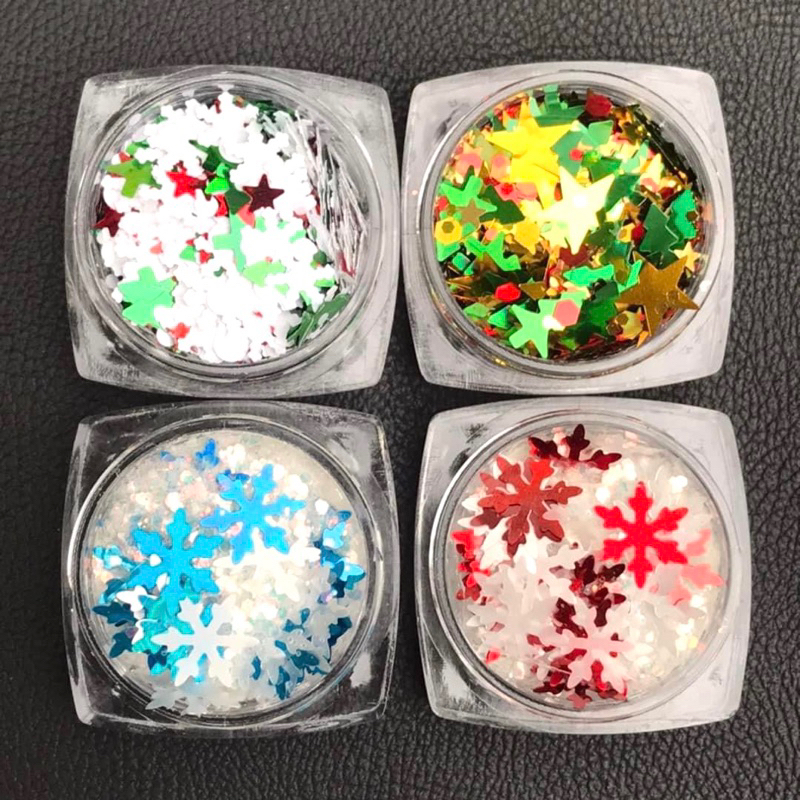 Sequin kim tuyến bông tuyết Noel giáng sinh