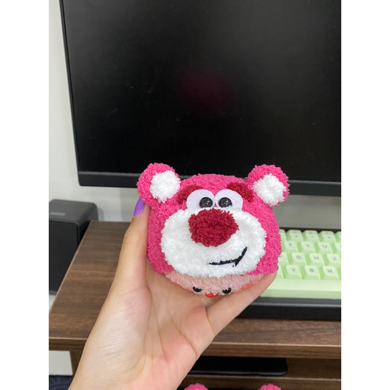 Loopy Gấu Dâu lotso len xù làm móc khoá…