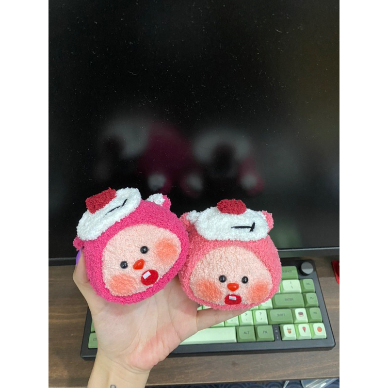 Loopy Gấu Dâu lotso len xù làm móc khoá…