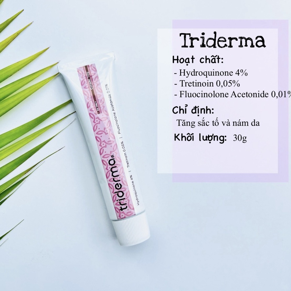 Kem Giảm Nám Triderma Cream