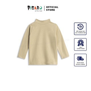 Áo giữ nhiệt PISARO kids thu đông dài tay cao cổ cho bé trai bé gái