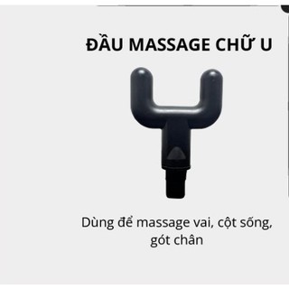 ( Kèm theo máy ) đầu massage chữ y dùng để massage vai cột sống , hông - quà tặng theo máy